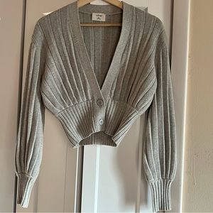 Wilfred Plunge Front Cardigan